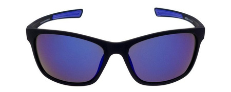 Polariss 877 N - Męskie sportowe okulary przeciwsłoneczne polaryzacyjne niebieskie lustrzanki