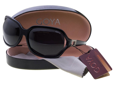 Czarne damskie okulary przeciwsłoneczne z filtrem polaryzacyjnym - Goya G 170 CZ