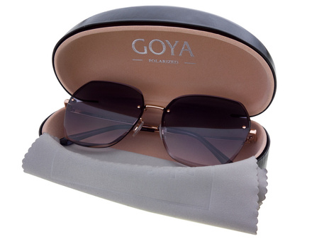 Damskie duże okulary przeciwsłoneczne GOYA - G 7140 GR