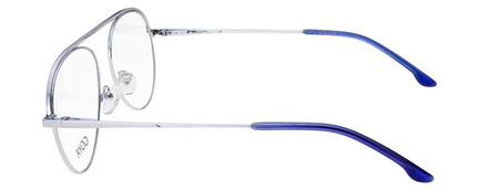 Goya G 95544 C3 - Okulary korekcyjne unisex metalowe pilotki srebrne