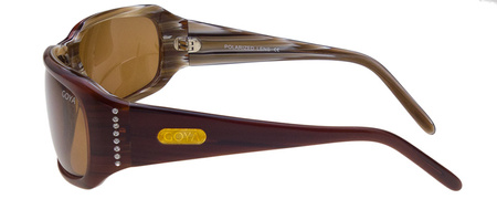 Brązowe damskie okulary przeciwsłoneczne z filtrem polaryzacyjnym - Goya G 146 ZX A