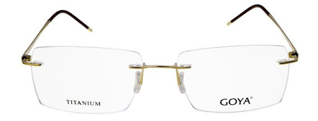 Goya G 96303 C1 - Męskie korekcyjne okulary metalowe brązowe