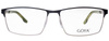 Goya G 95541 C2 - Męskie okulary korekcyjne prostokątne metalowe czarne