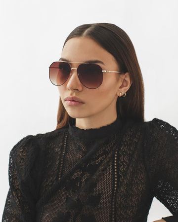 Damskie okulary przeciwsłoneczne JOKER - JR 4511 BR