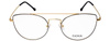 Goya G 94402 C1 - Damskie okulary korekcyjne metalowe kocie czarne