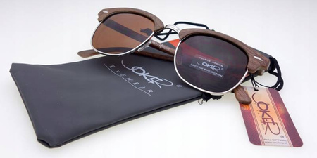 Okulary przeciwsłoneczne JOKER nerdy kujonki - JR 4255 BR