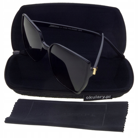 Okulary przeciwsłoneczne polaryzacyjne muchy POL 1068 CZ