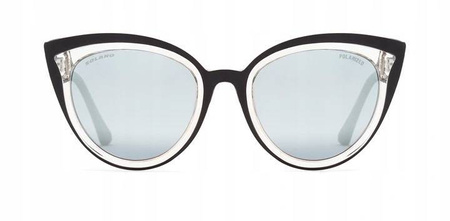 SOLANO SS 20844 A - damskie okulary przeciwsłoneczne kocie niebieskie