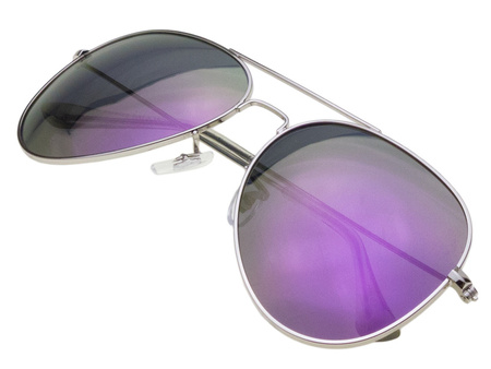 Okulary przeciwsłoneczne polaryzacyjne dla kierowców druciaki PILOTKI GOYA - PG 3026 F