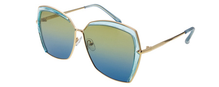 Damskie okulary przeciwsłoneczne polaryzacyjne muchy niebieskie DESSOTO - DES 394 N