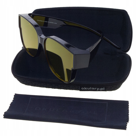 Okulary polaryzacyjne rozjaśniające z filtrem UV POL 1114 ZOL