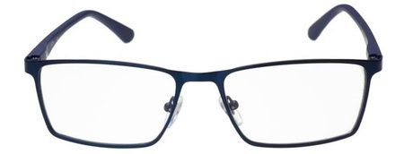 Goya SD 1368 C8 - Męskie okulary korekcyjne prostokątne metalowe granatowe