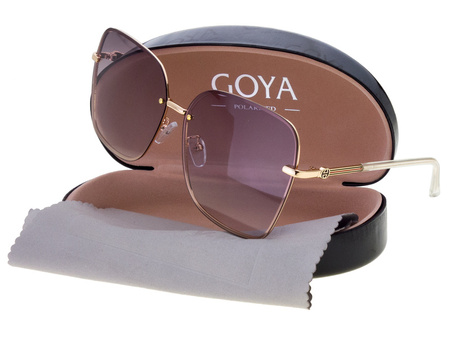 Damskie duże okulary przeciwsłoneczne polaryzacyjne GOYA - G CP3718 R