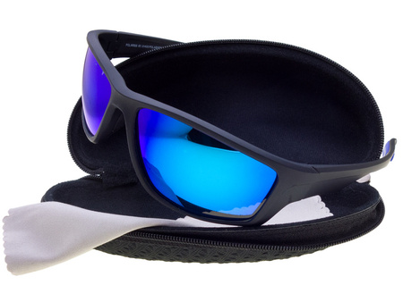 Sportowe okulary przeciwsłoneczne polaryzacyjne lustrzanki POLARISS POL 1020 N