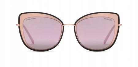 SOLANO SS 10393 B - damskie okulary przeciwsłoneczne kocie różowe