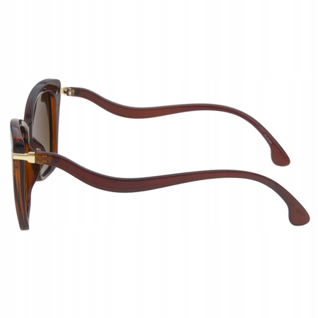 Okulary przeciwsłoneczne z filtrem UV JOKER kocie JR 4671 BR