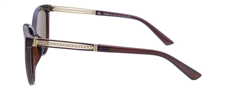 Damskie okulary przeciwsłoneczne polaryzacyjne POLARISS POL 918 BR