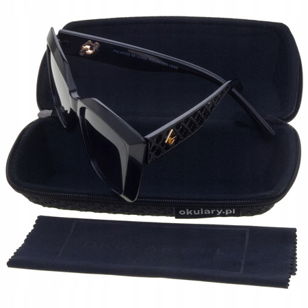 Okulary przeciwsłoneczne polaryzacyjne kocie, muchy POL 1060 GR