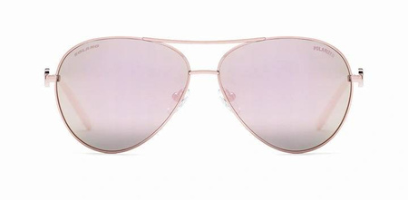 SOLANO SS 10336 B - damskie okulary przeciwsłoneczne pilotki aviatory różowe