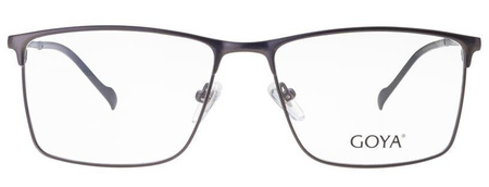 Goya G 1478 C2 - Męskie okulary prostokątne korekcyjne metalowe czarne