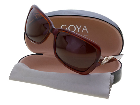 Goya G 210 BR - Okulary przeciwsłoneczne z filtrem polaryzacyjnym brązowe muchy