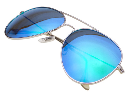 Okulary przeciwsłoneczne polaryzacyjne dla kierowców druciaki PILOTKI GOYA - PG 3026 Z