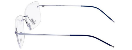 Goya G 96302 C3 - Męskie okulary korekcyjne metalowe prostokątne niebieskie