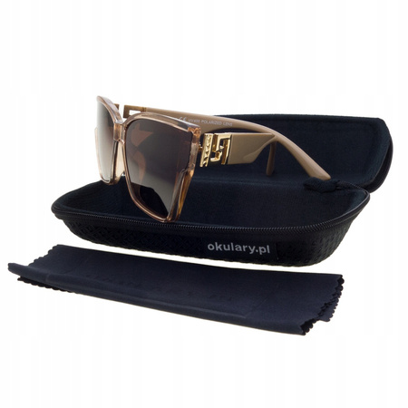 Okulary przeciwsłoneczne polaryzacyjne kocie POL 1058 BR