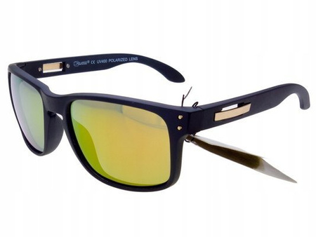 Polariss 739 CZ - Męskie okulary przeciwsłoneczne polaryzacyjne czarne