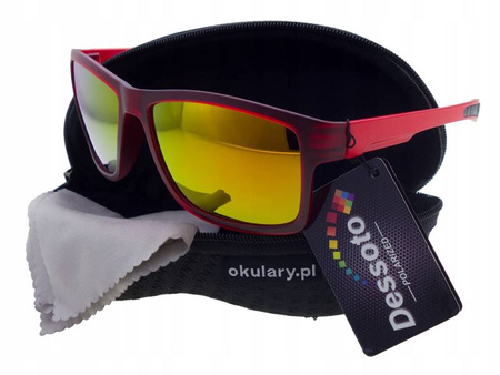 Męskie okulary przeciwsłoneczne polaryzacyjne DESSOTO - DES 371 C