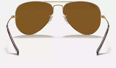 Okulary przeciwsłoneczne RAY-BAN z filtrem polaryzacyjnym AVIATOR LARGE METAL RB3025 001/57