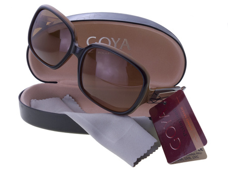 Goya G 185 BR - brązowe okulary przeciwsłoneczne z filtrem polaryzacyjnym dla kierowców