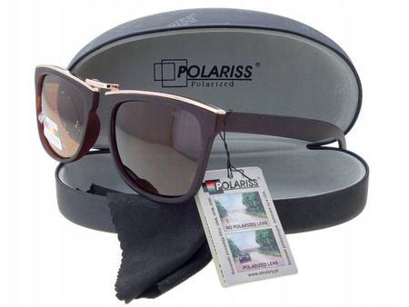 Okulary przeciwsłoneczne polaryzacyjne nerdy Polariss - POL 721 BR