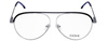 Goya G 95544 C3 - Okulary korekcyjne unisex metalowe pilotki srebrne