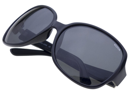 Goya G 195 CZ - Czarne okulary przeciwsłoneczne muchy duże z filtrem polaryzacyjnym