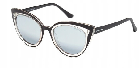 SOLANO SS 20844 A - damskie okulary przeciwsłoneczne kocie niebieskie