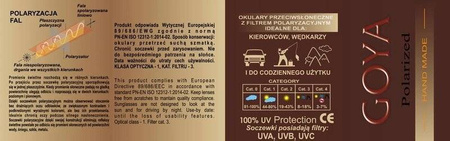 Goya G100 C2 - Okulary przeciwsłoneczne unisex metalowe zielone