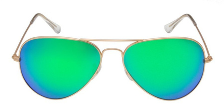 Goya G100 C2 - Okulary przeciwsłoneczne unisex metalowe zielone