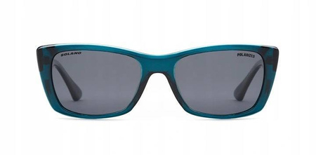 SOLANO SS 20842 C - damskie okulary przeciwsłoneczne prostokątne czarne