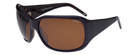 Brązowe damskie okulary przeciwsłoneczne z filtrem polaryzacyjnym - Goya G 171 BR