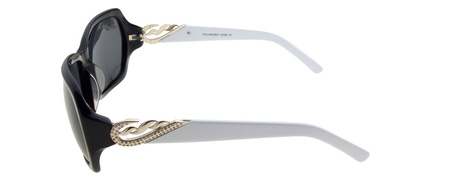 Goya G 210 CZ - Okulary przeciwsłoneczne z filtrem polaryzacyjnym czarne muchy