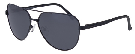 Czarne okulary przeciwsłoneczne polaryzacyjne dla kierowców GOYA - G 55017 CZ aluminium