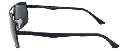Czarne okulary przeciwsłoneczne polaryzacyjne dla kierowców GOYA - G 55016 CZ aluminium