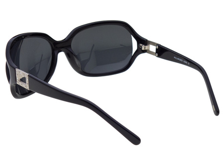 Czarne damskie okulary przeciwsłoneczne z filtrem polaryzacyjnym - Goya G 170 CZ