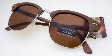Okulary przeciwsłoneczne JOKER nerdy kujonki - JR 4255 BR