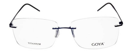 Goya G 96302 C4 - Męskie okulary korekcyjne metalowe prostokątne czarne