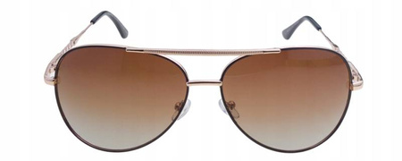 Okulary przeciwsłoneczne polaryzacyjne pilotki aviatory POLARISS - POL 812 BR