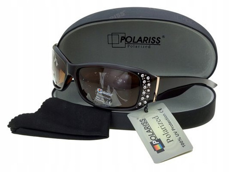 Polariss 745 BR - Damskie okulary przeciwsłoneczne polaryzacyjne brązowe