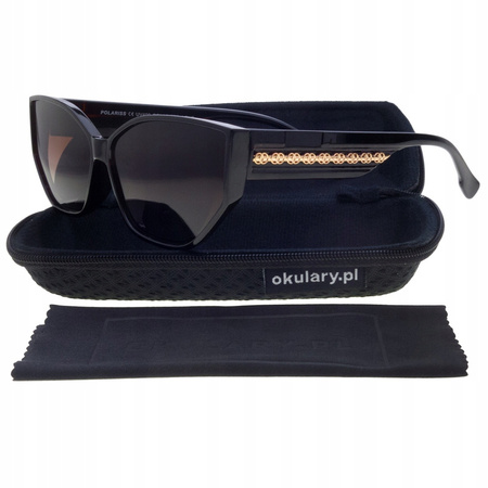 Okulary przeciwsłoneczne polaryzacyjne kocie POL 1059 BR
