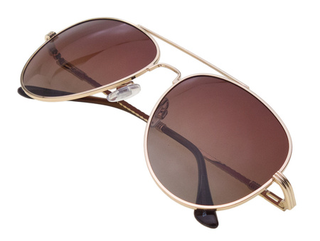 Okulary przeciwsłoneczne polaryzacyjne pilotki POLARISS POL 999 BR